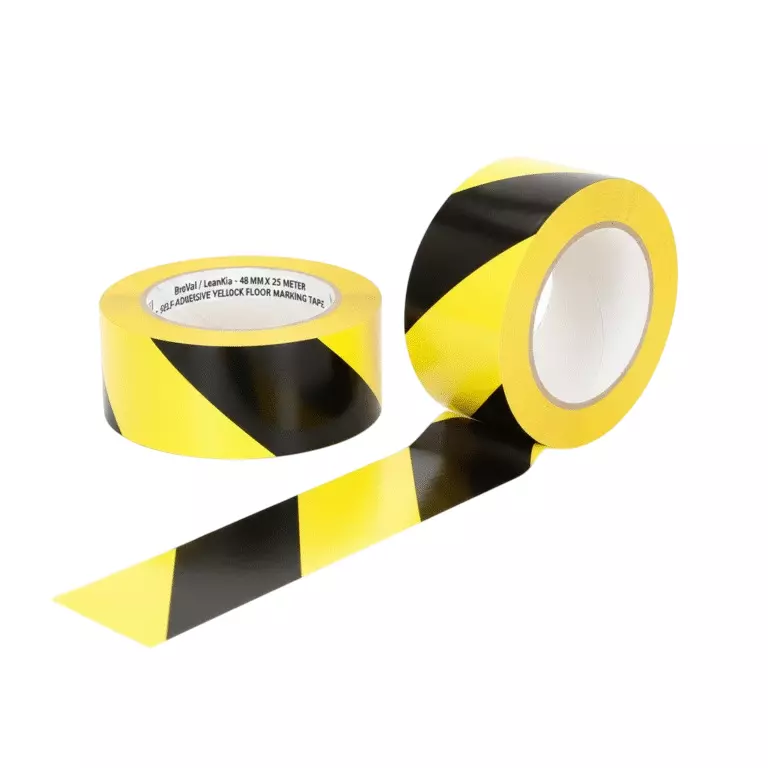 generic-self-adhesive-floor-marking-tape-48-mm-x-25-m-yellow-black-striped-pack-of-3