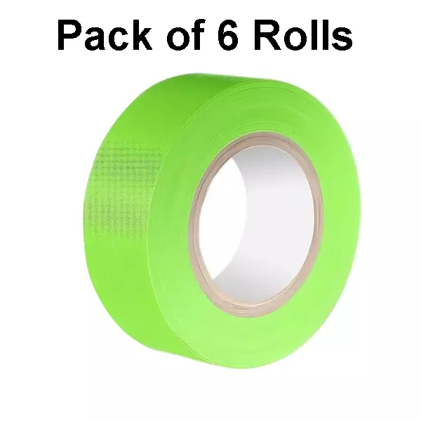 Singhal Flagging Tape 25 mmx45 m Lime (Pack of 6 Rolls)