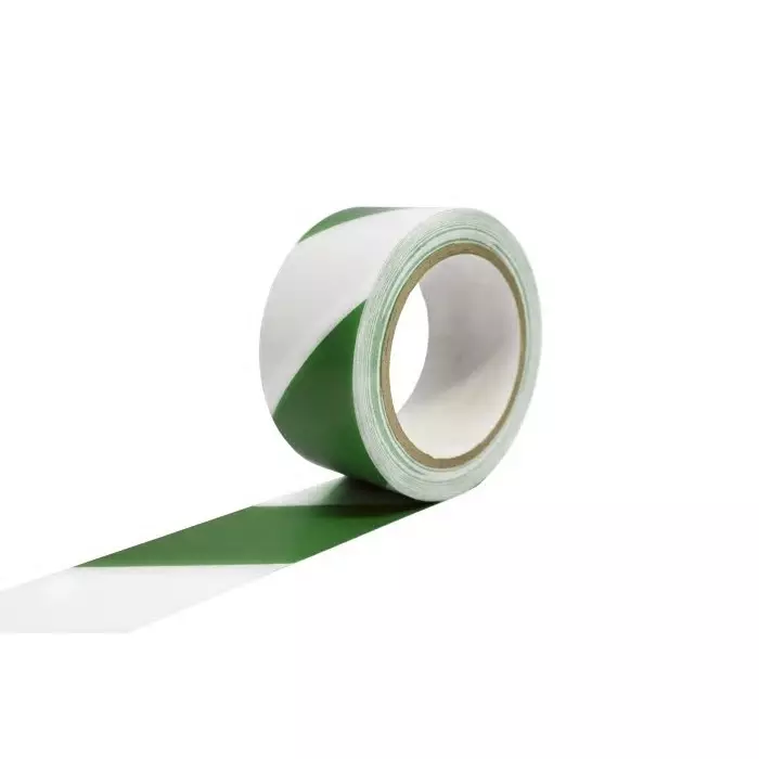 Coba Europe Green/White PVC 33m Hazard Tape, TP130402
