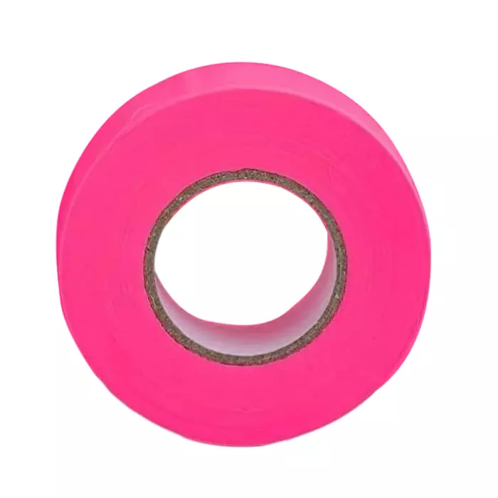 Singhal Flagging Tape 25 mmx45 m Pink (Pack of 6 Rolls)