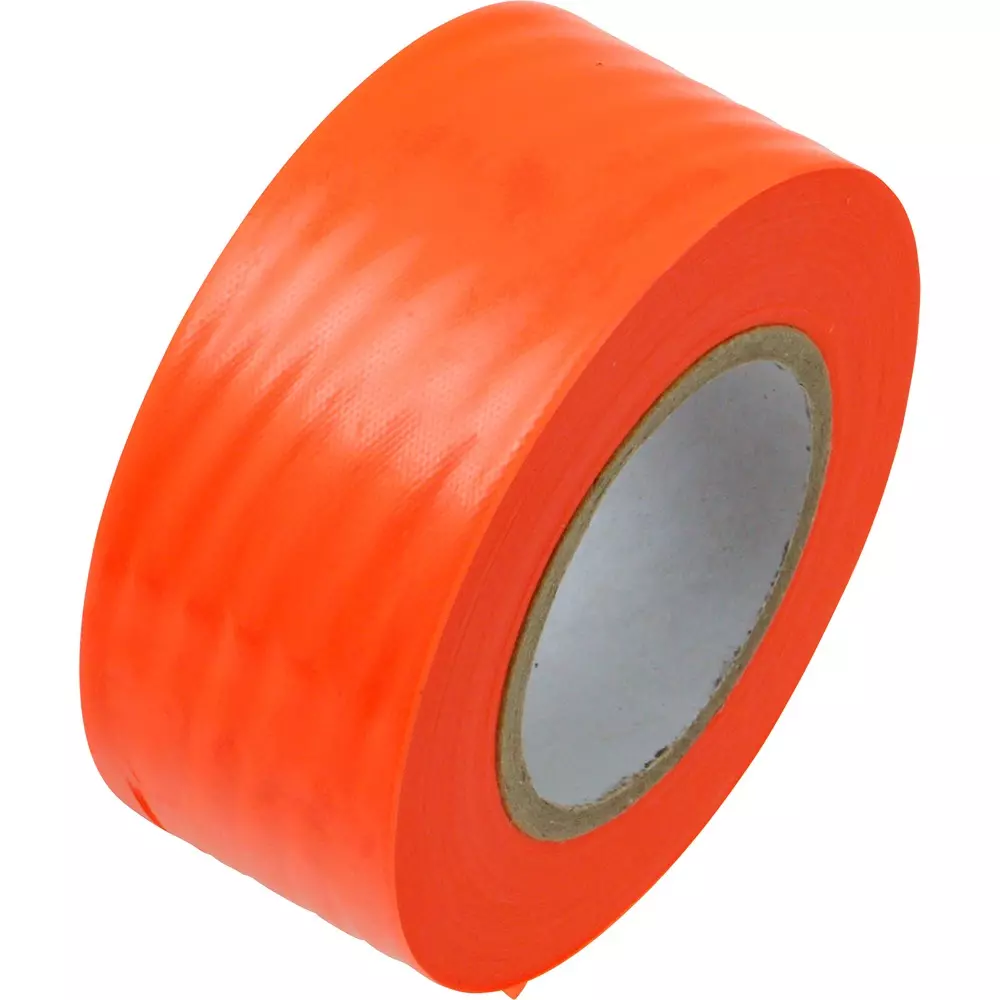 MonotaRO Marking Tape Vinyl Chloride Resin Fluorescent Orange 0.05 mm Thickness 50 m x 30 mm, 26589089