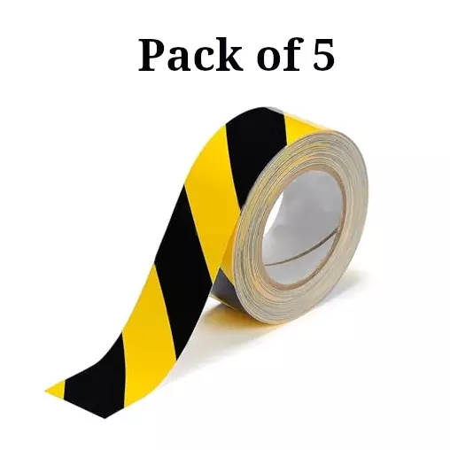efficacy-vinyl-tape-yellow-black-color-made-of-pvc-for-floor-marking-25-m-length-x-2-inch-508-mm-width-wi-zebra-tap-2in25mtr-5-pack-of-5