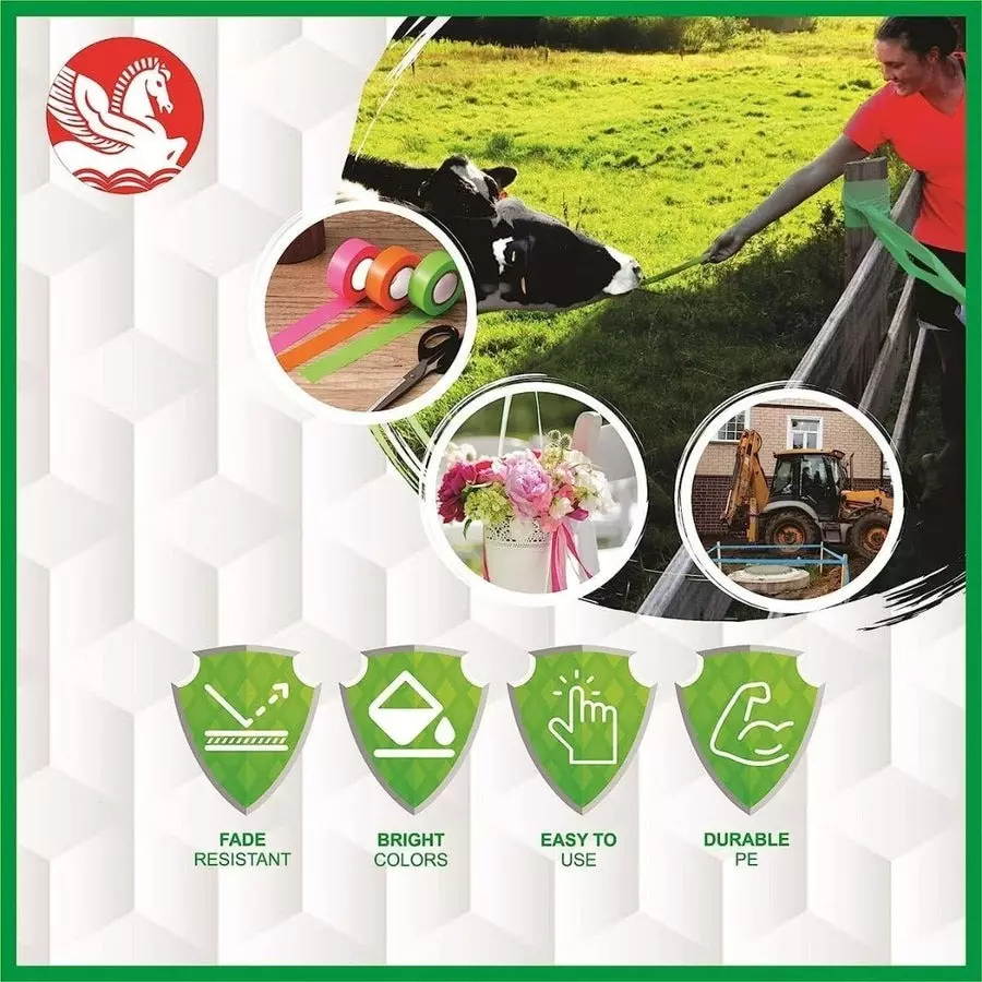 Singhal Flagging Tape 25 mmx90 m Blue (Pack of 24 Rolls)