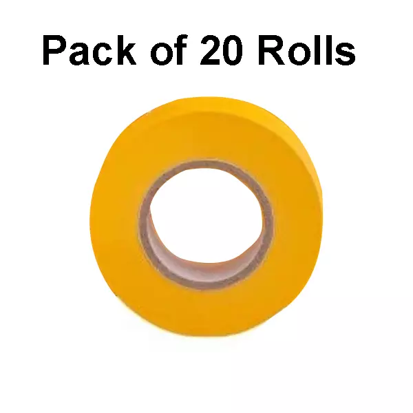Singhal Flagging Tape 25 mmx90 m Yellow (Pack of 20 Rolls)