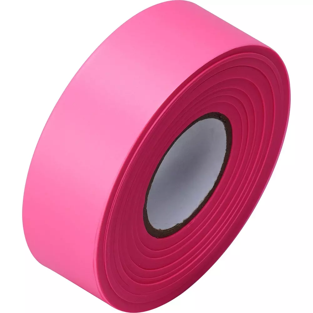 MonotaRO Marking Tape Vinyl Chloride Resin Fluorescent Pink 0.05 mm Thickness 100 m x 30 mm, 41566720