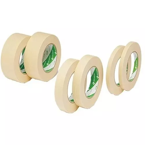 NICHIBAN Crepe Masking Tape 19 mm x 50 m, NO.3310 (Bag of 60 Roll)