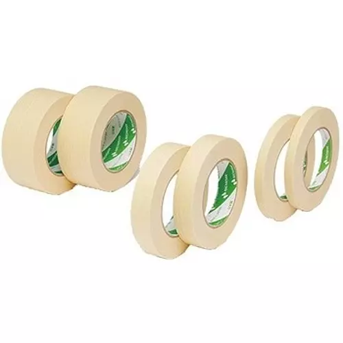 NICHIBAN Crepe Masking Tape 25 mm x 50 m, NO.3310 (Bag of 60 Roll)