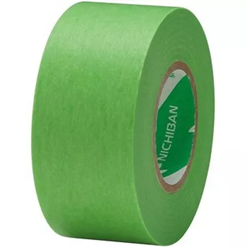NICHIBAN Masking Tape 24 mm x 18 m for Architectural Painting, 255G-24 (Pack of 50 Roll)
