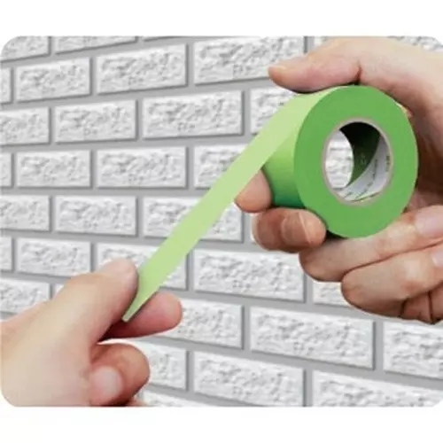 nichiban-masking-tape-for-architectural-painting-yellow-green-18-m-length-no255g-pack-of-50-roll