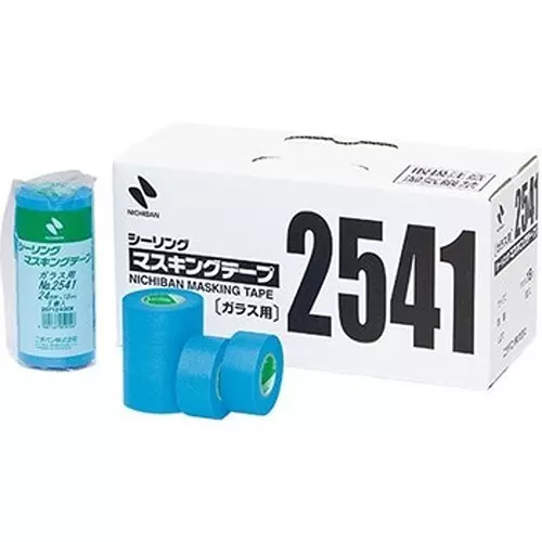 NICHIBAN Sealing Masking Tape Blue 21 mm x 18 m, No.2541 (Pack of 60 Roll)