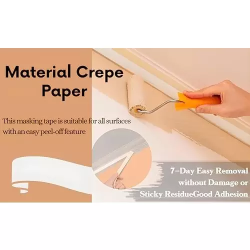 elegant-casa-masking-tape-white-multiple-surfaces-25-m-length-127-mm-12-inch-width-pack-of-8