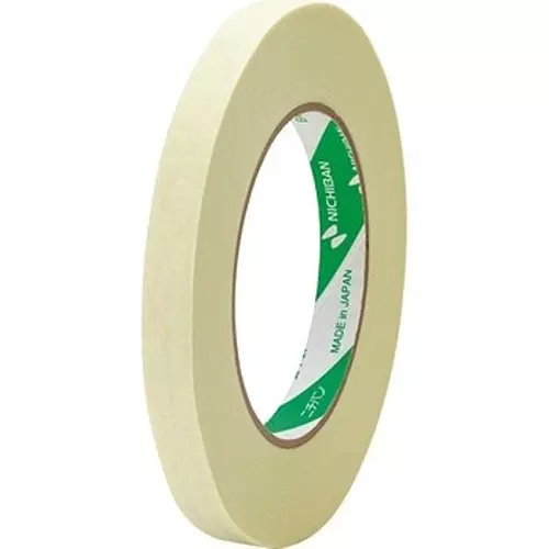 NICHIBAN Crepe Tape Cream 12 mm x 50 m, 3310H-12 (Pack of 20 Roll)