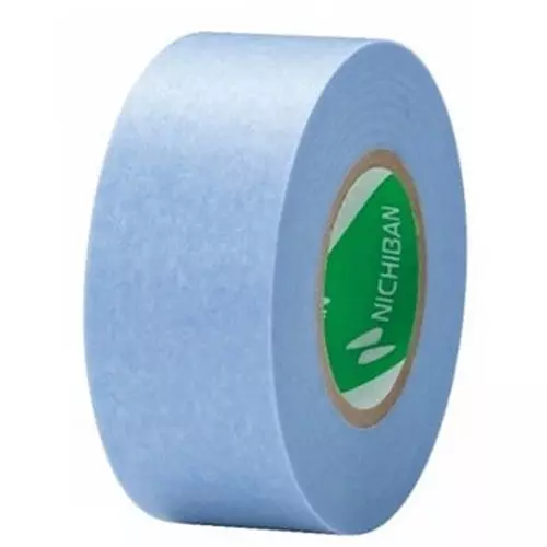 NICHIBAN Weak Adhesive Masking Tape Light Blue 12 mm x 18 m, No.252A-12 (Pack of 100 Roll)