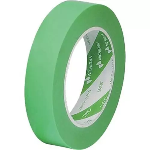 NICHIBAN Ecopyrene Tape Yellow Green 50 mm x 50 m, No.6763 (Pack of 30 Roll)