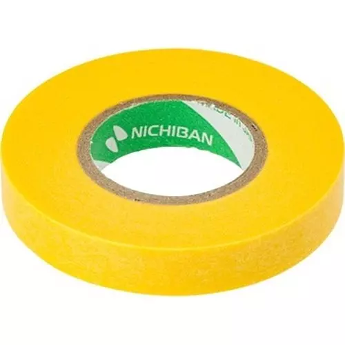 NICHIBAN Masking Tape Yellow 9 mm x 18 m, No.2311 (Pack of 120 Roll)