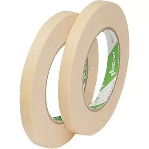 NICHIBAN Crepe Tape Cream 50 mm x 50 m  Cream, No.337TN (Pack of 30 Roll)