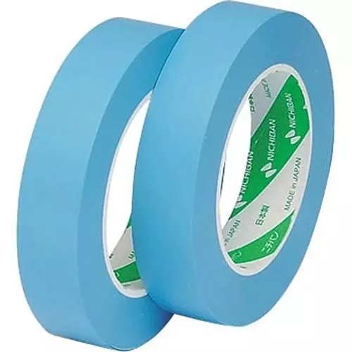 NICHIBAN PVC Masking Tape Blue 25 mm x 50 m, No.535Y (Pack of 60 Roll)