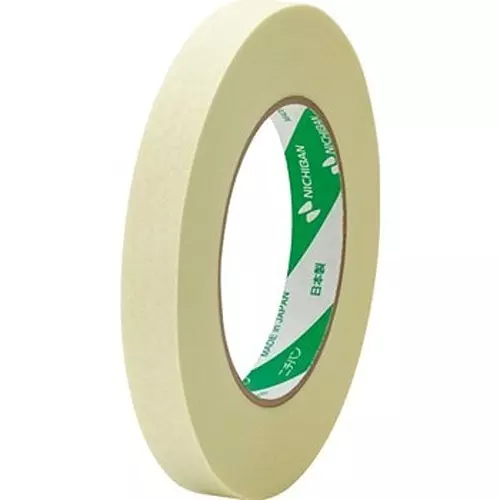NICHIBAN Crepe Tape Cream 15 mm x 50 m, 3310H-15 (Pack of 15 Roll)