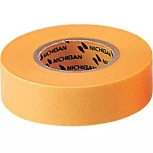 nichiban-masking-tape-yellow-18-m-length-no2311-pack-of-50-roll