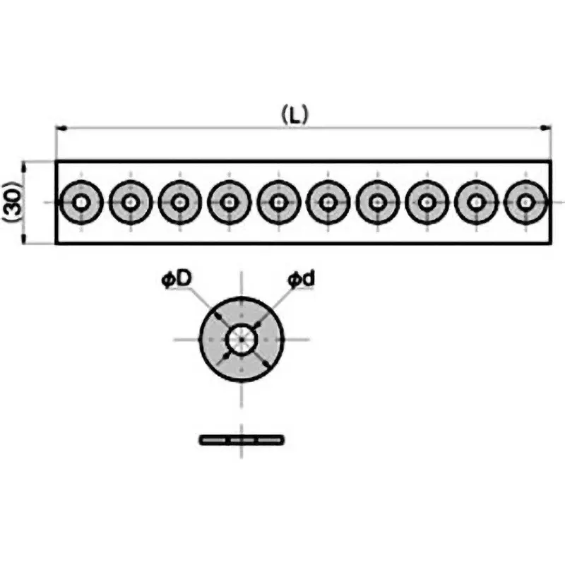 TAKIGEN Conductive Masking Tape (Washer Type), C-300-MCU-M8