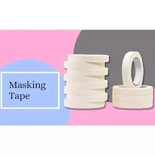 elegant-casa-masking-tape-white-multiple-surfaces-25-m-length-127-mm-12-inch-width-pack-of-24