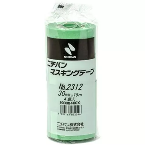 nichiban-masking-tape-green-18-m-length-no2312-pack-of-40-roll
