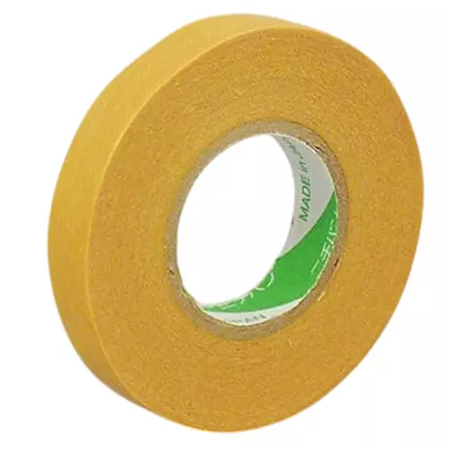 NICHIBAN Masking Tape Brown 9 mm x 18 m, No.241 (Pack of 120 Roll)