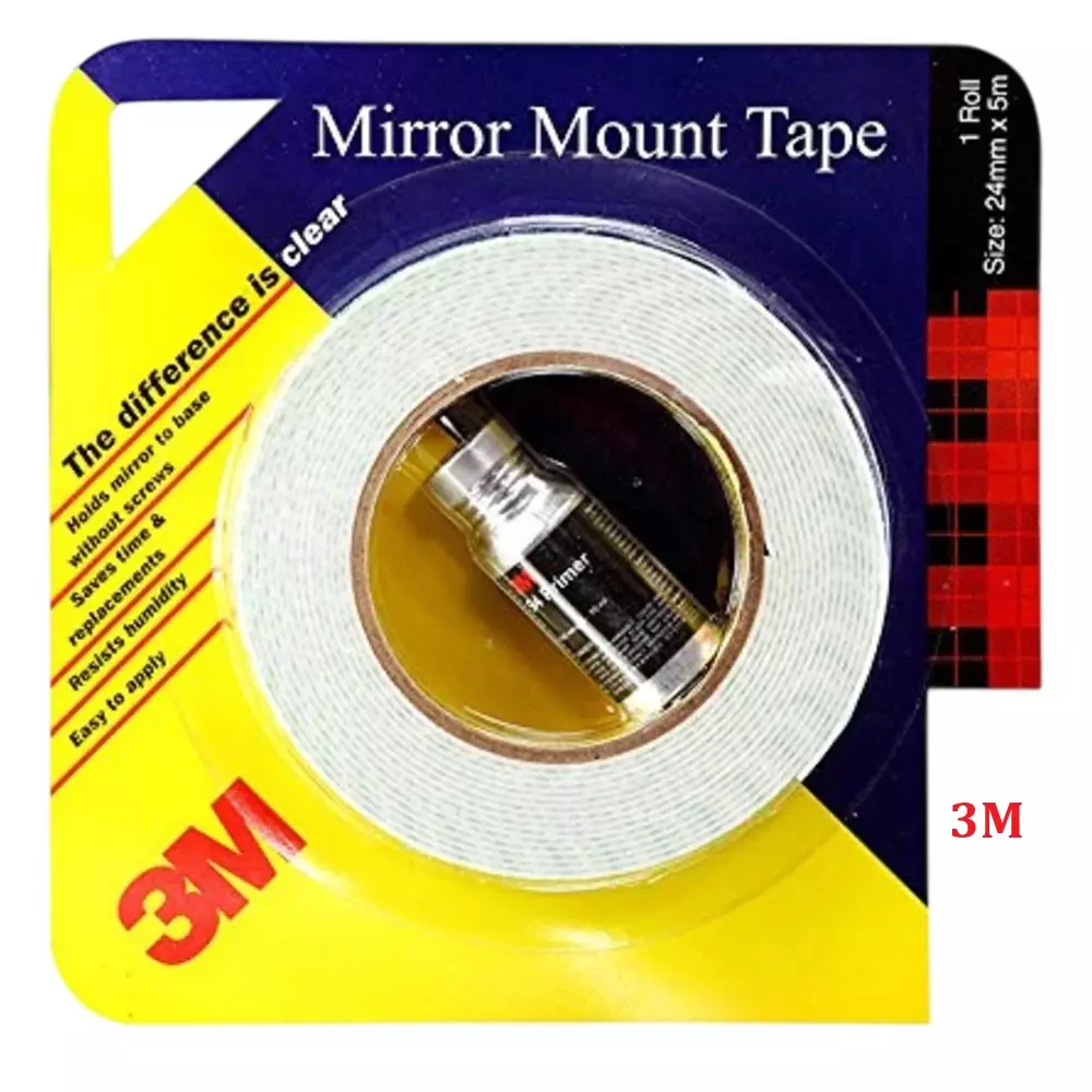 3M MMT Tape With Primer kit 30 ml 24 mm Width 5 m Length White, 94