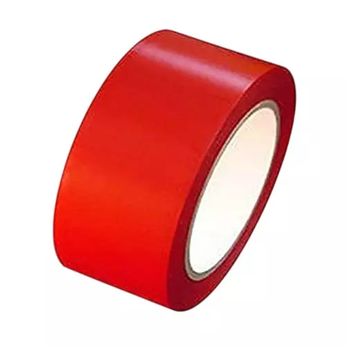 MM WILL CARE Self Adhesive Marking Tape Red 25 mm x 60 m (Pack of 1)