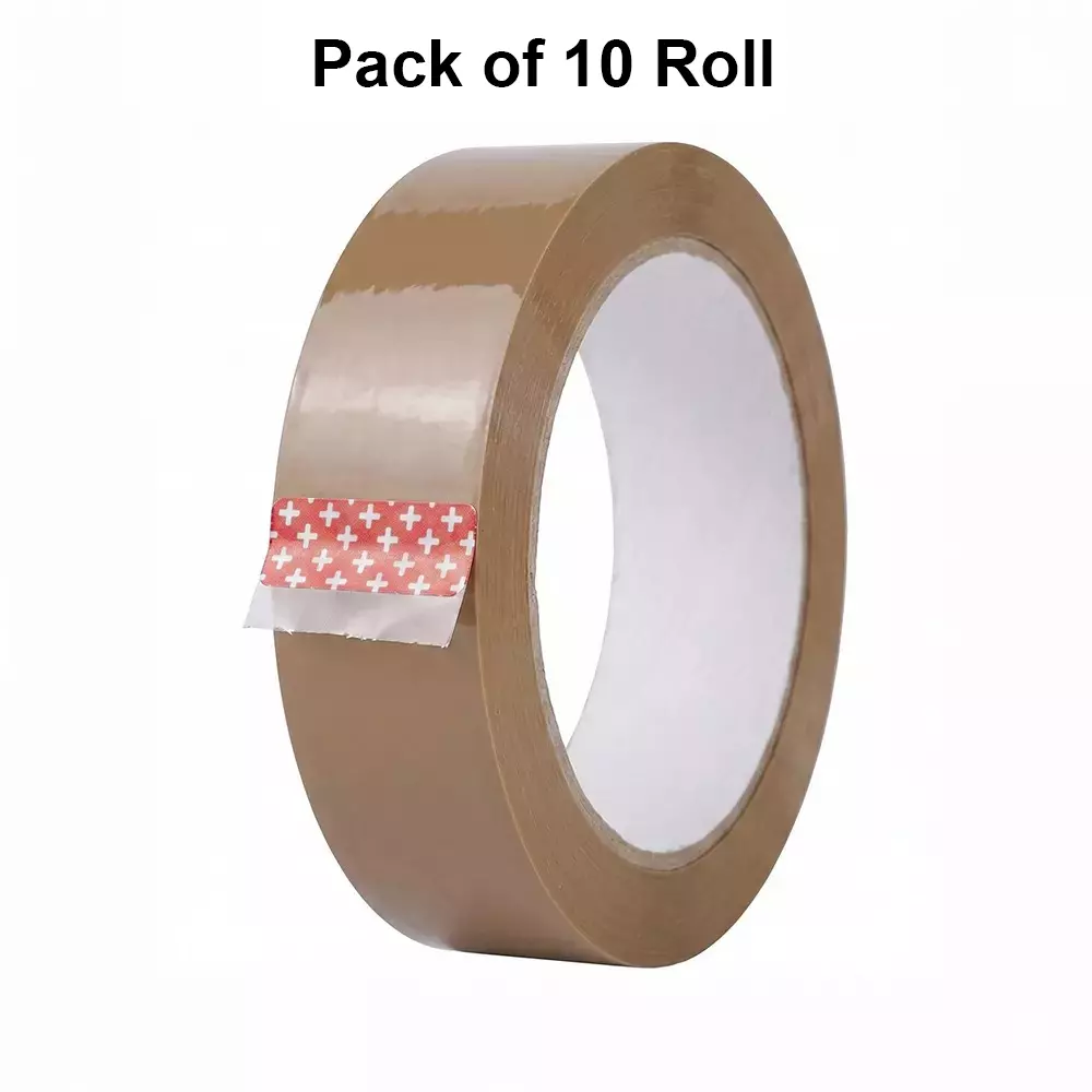 generic-bopp-packaging-tape-brown-100-m-length-1-inch-25-mm-width-for-general-sealing-wrapping-enclosing-bundling-pack-of-10-roll