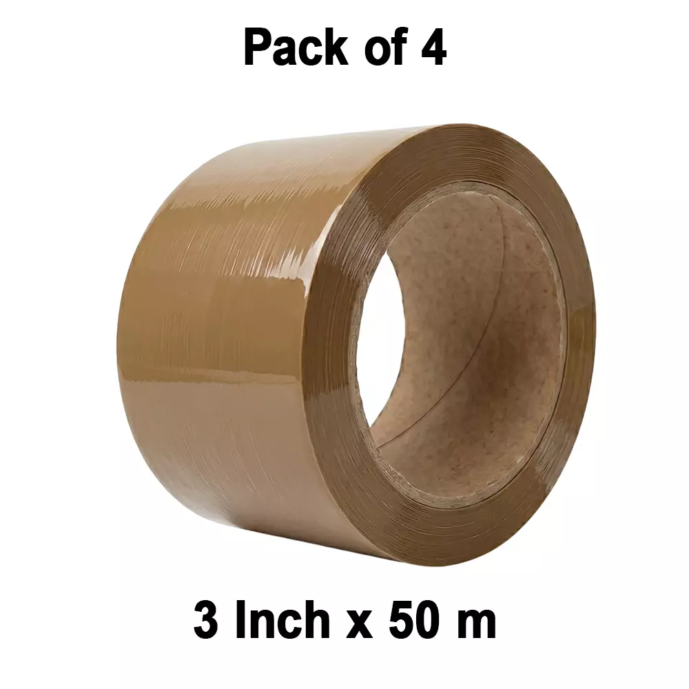 fulcrum-bopp-packaging-tape-50-m-length-72-mm3-inch-width-42-micron-brown-pack-of-4