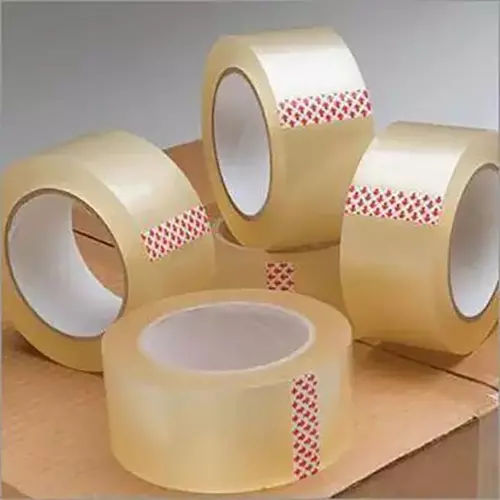 PK Single Sided Handheld Cello Tape 50 mm (2 inch)x130 m Transparent (Pack of 4)