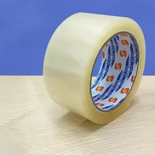 PK Single Sided Handheld Cello Tape 50 mm (2 inch)x130 m Transparent (Pack of 4)
