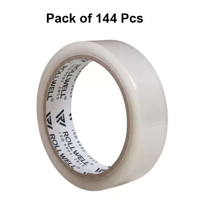 rollwell-bopp-tape-transperant-40-micron-24-mm-x-65-m-pack-of-144