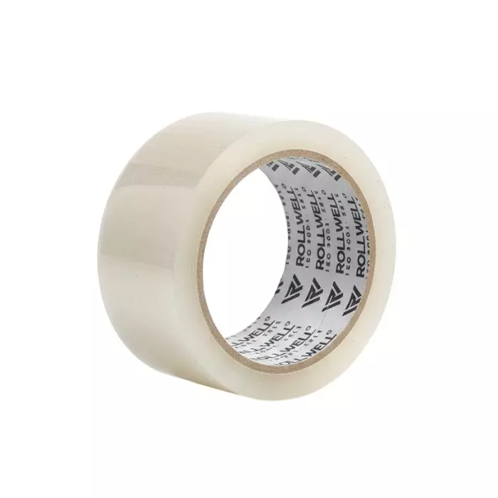 Rollwell BOPP Tape Transperant 40 Micron 48 mm x 65 m (Pack of 72)