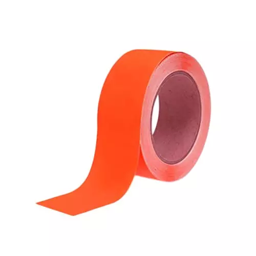 MM WILL CARE Self Adhesive Marking Tape Orange 25 mm x 60 m (Pack of 1)