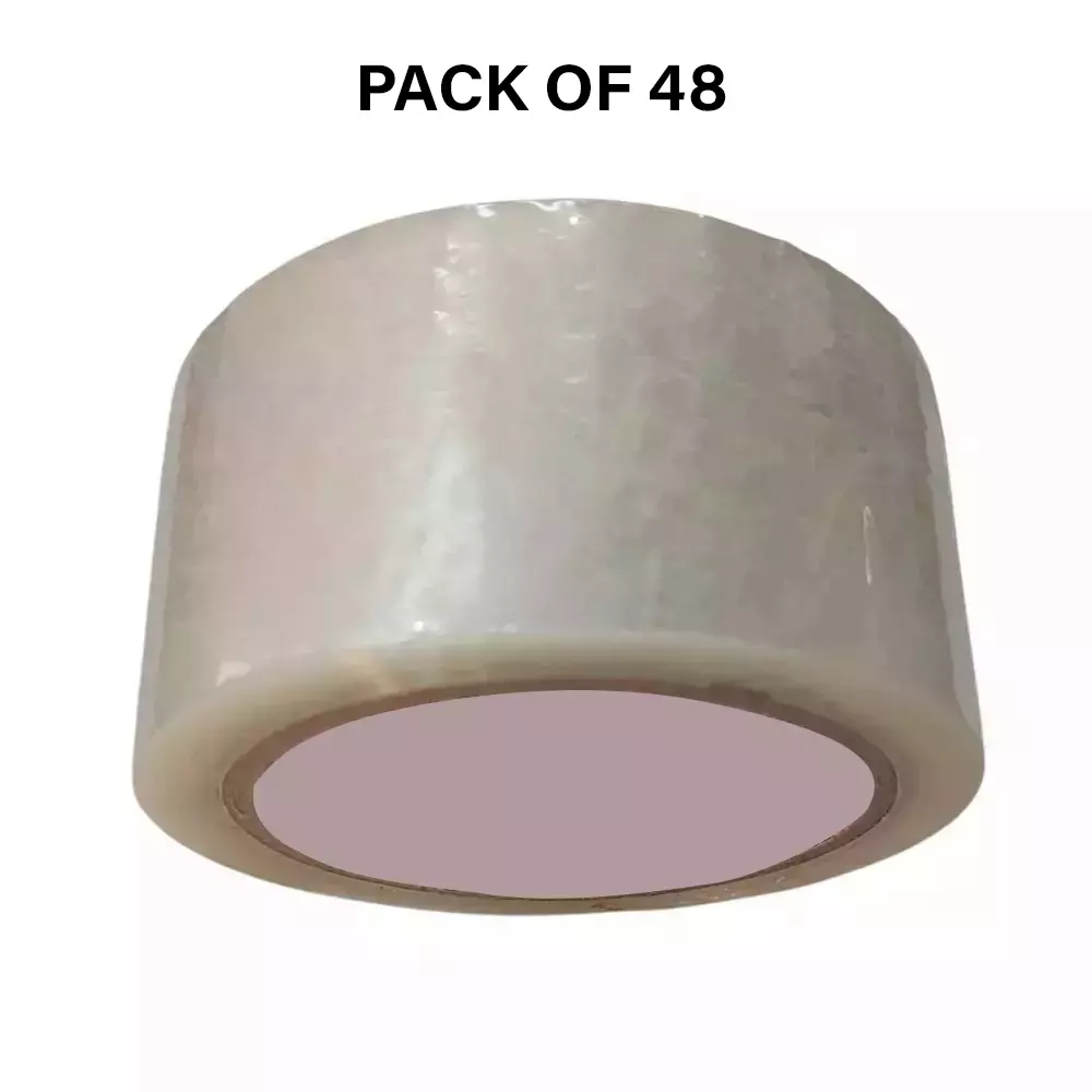 GENERIC BOPP Tape 1.5 inch x 50 m Clear (Pack of 48 Pcs)