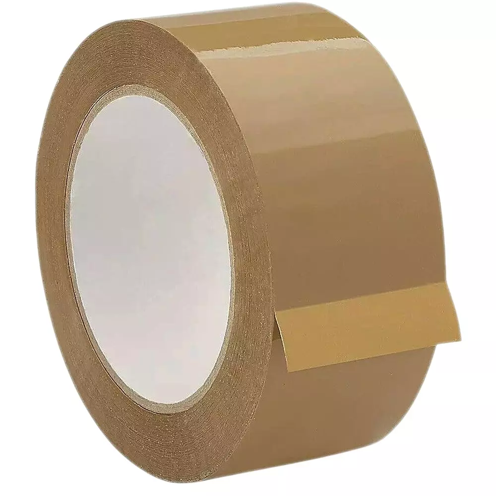 Goenka Pack Plus Brown BOPP Tape Length 65 m, Width 72 mm for Packaging, GPP_72_B_65_1 (Pack of 4)