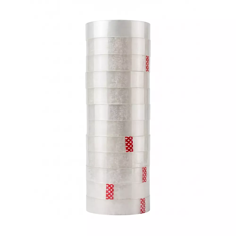 Generic BOPP Packaging Clear Tape 25.4 mm (1 Inch) x 50 m (Pack of 12)