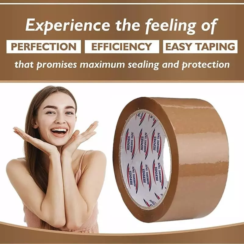 hepines-single-sided-multipurpose-tape-50-mm-2-inchx65-m-brown-pack-of-2