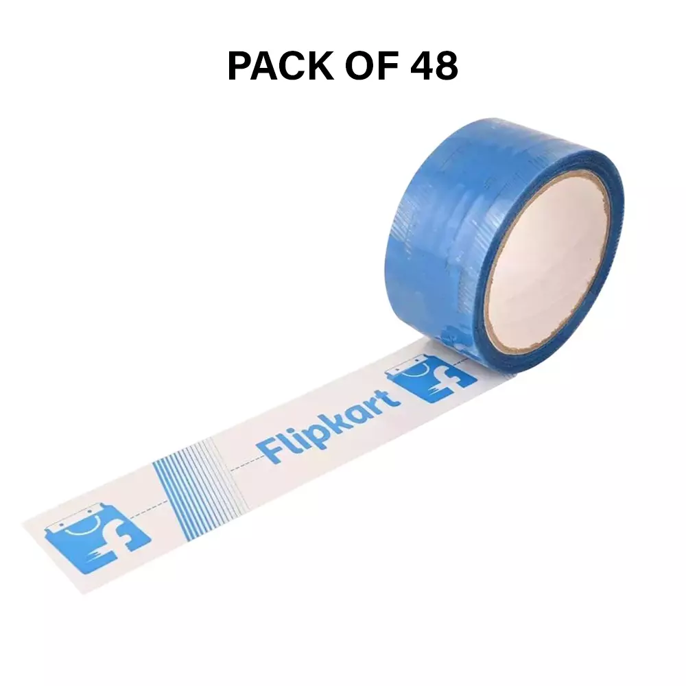 Goenka Pack Plus Flipkart BOPP Tape Length 65 m, Width 48 mm for Packaging, GPP_48_FK_65_12 (Pack of 48)
