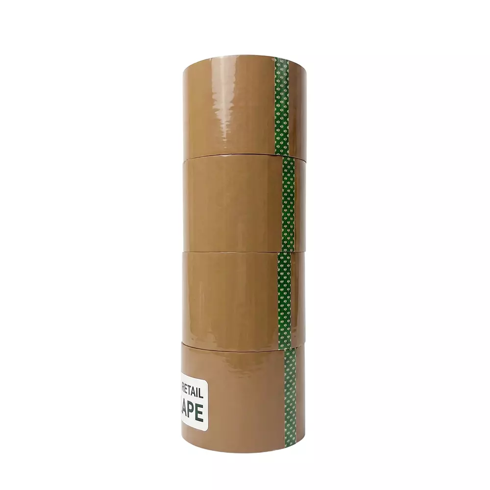 GENERIC BOPP Packaging Tape Brown 76.2 mm (3 Inch) x 50 m (Pack of 48)