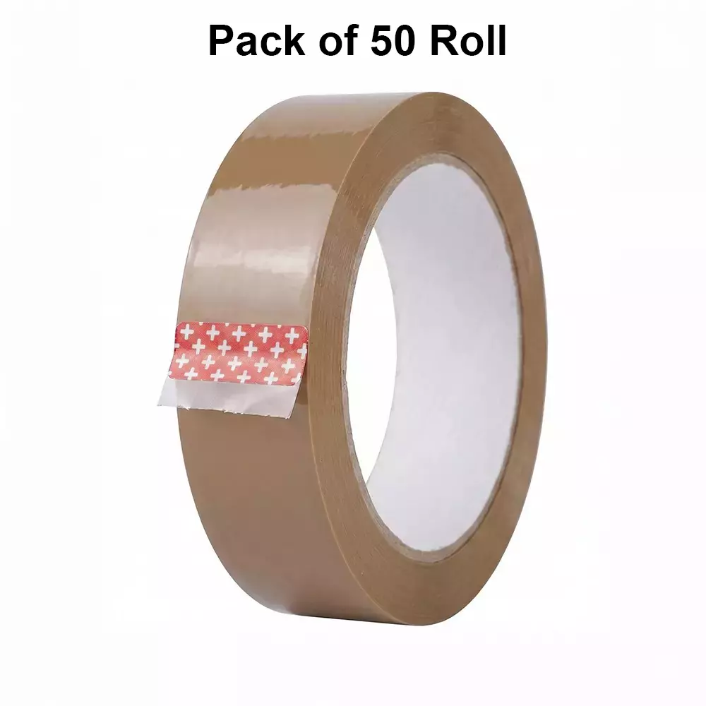 generic-bopp-packaging-tape-brown-100-m-length-1-inch-25-mm-width-for-general-sealing-wrapping-enclosing-bundling-pack-of-50-roll
