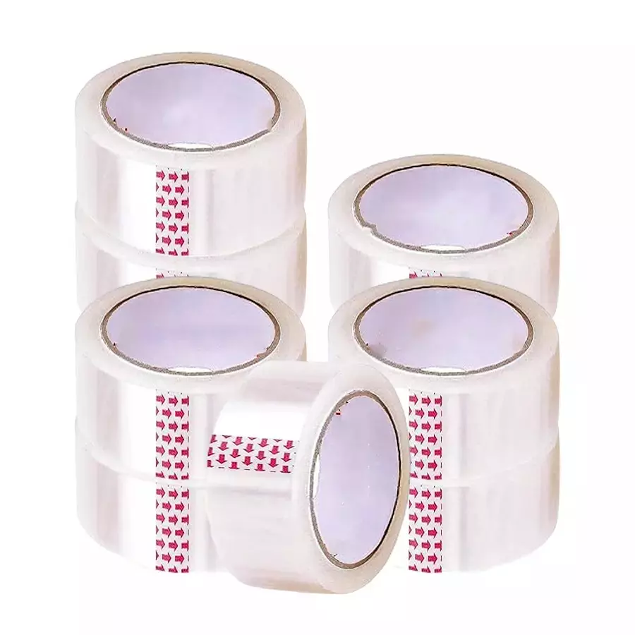 Generic BOPP Packaging Clear Tape 50.8mm(2 Inch) x 100 m (Pack of 72)