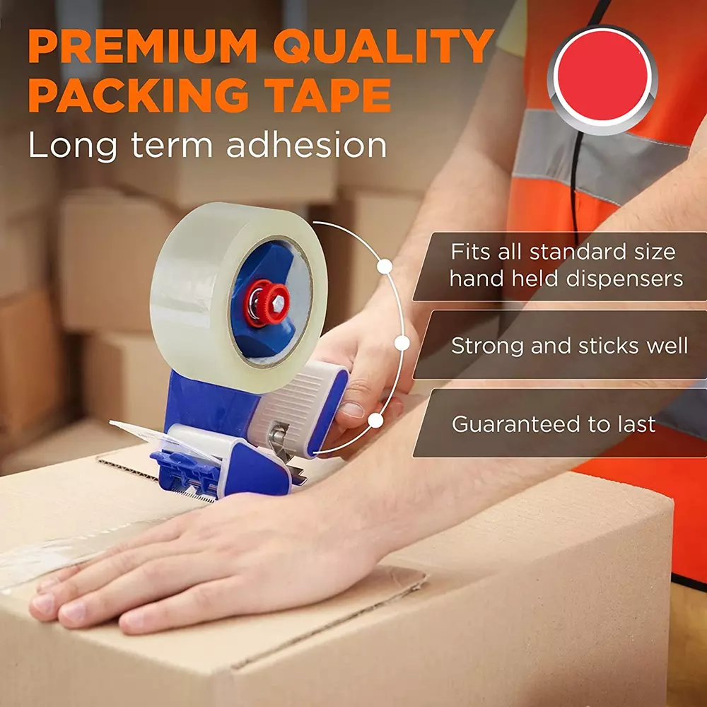 iMTSP BOPP Tape Transparent 48 mm x 50 m