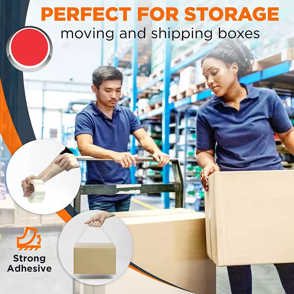 iMTSP BOPP Tape Transparent 48 mm x 50 m