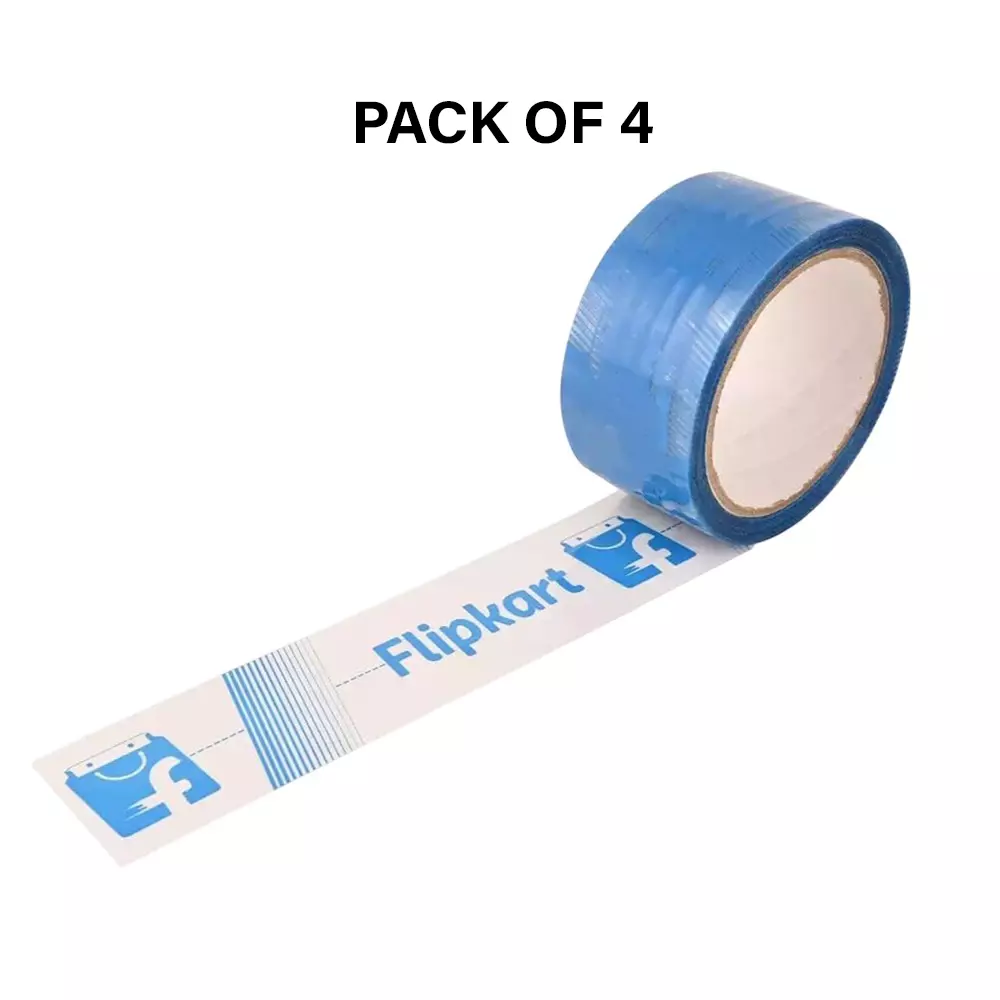 Goenka Pack Plus Flipkart BOPP Tape Length 65 m, Width 48 mm for Packaging, GPP_48_FK_65_1 (Pack of 4)