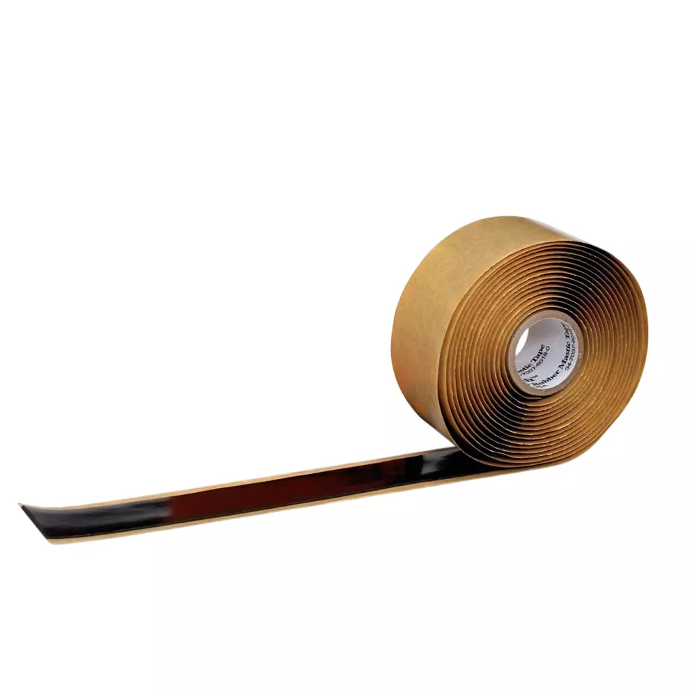 3M 2228 Rubber Mastic Tape Black 50 mm x 3 m 500 V/mil Dielectric Strength, 31201500