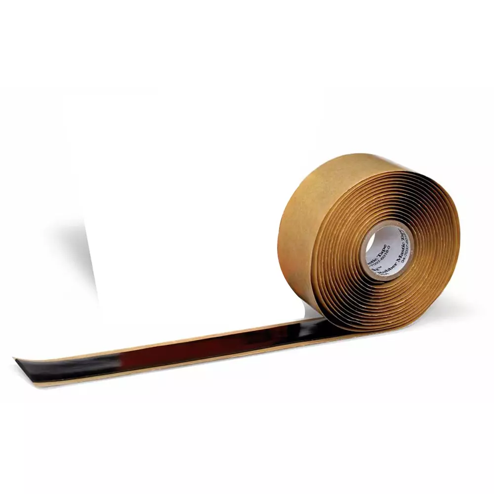 3M 2228 Rubber Mastic Tape Black 50 mm x 3 m 500 V/mil Dielectric Strength, 31201500