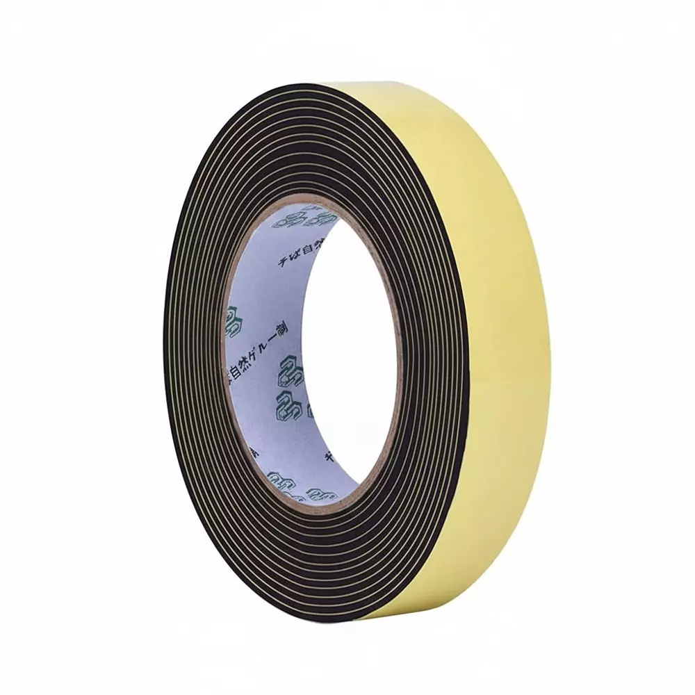 Elettro Self Adhesive Gasket Tape EVA Foam Black, 10 m Length x 3 mm Thickness